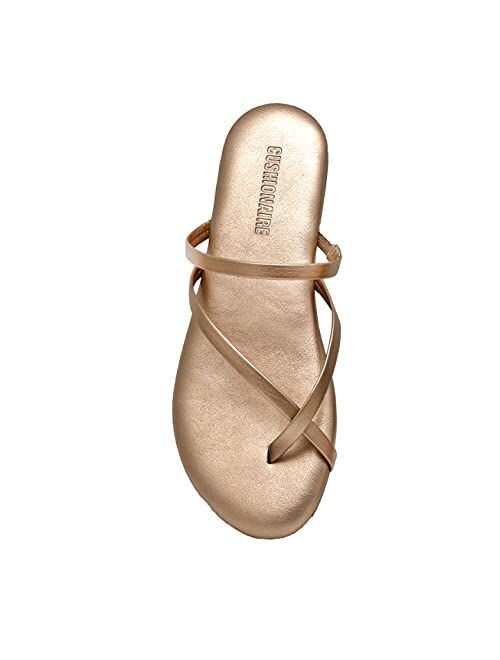 CUSHIONAIRE Women's Celina Flip Flop Sandal with Memory Foam