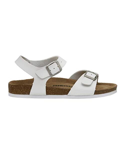 CUSHIONAIRE Women's Lauri Cork footbed Sandal with +Comfort