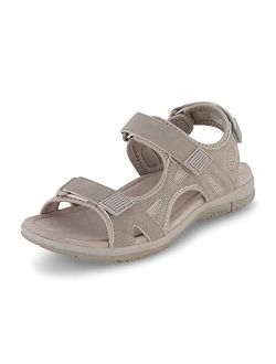 Women's Pace comfort footbed outdoor sandal with adjustable straps and  Memory Foam, Wide Widths Available