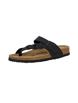 Women's Libby Cork footbed Sandal with  Comfort and Wide Widths Available,
