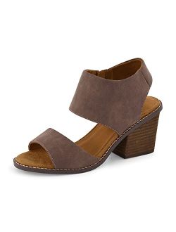 Women's Rosanna cut out sandal  Memory Foam and Wide Widths Available