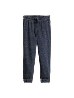 Boys 4-8 Jumping Beans Faux Denim French Terry Jogger Pants