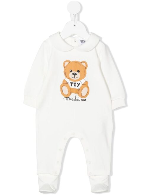 Moschino Kids Teddy bear-print long-sleeve pajama