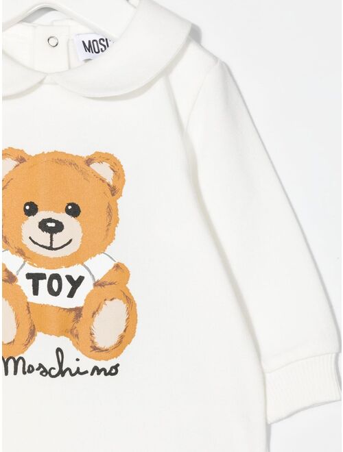 Moschino Kids Teddy bear-print long-sleeve pajama