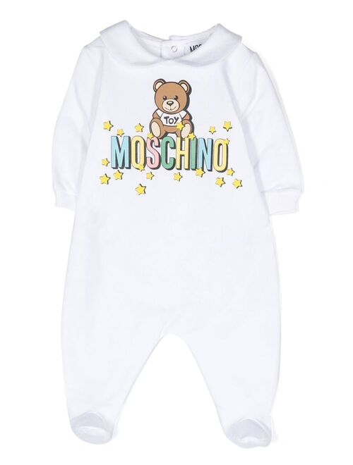 Moschino Kids Teddy Bear cotton pajamas