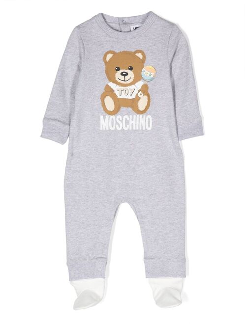 Moschino Kids logo-print pajamas