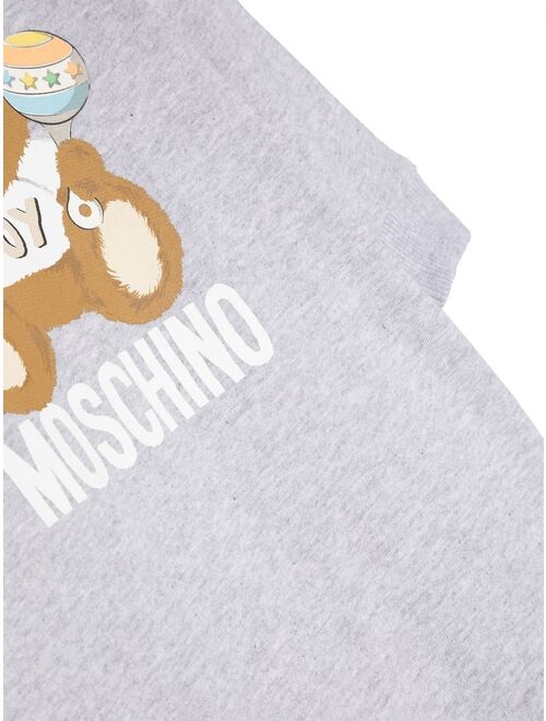 Moschino Kids logo-print pajamas