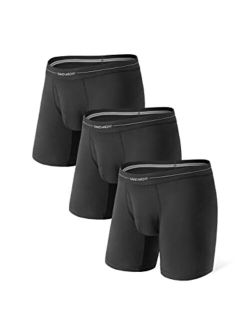 Men's Micro Modal Boxer Briefs Soft Trunks 3 or 4 Pack