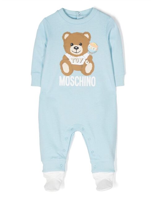 Moschino Kids logo-print long-sleeve pyjamas