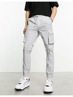 Intelligence technical cargo pants in gray