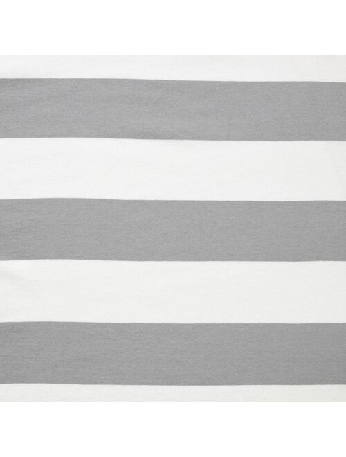 Uniqlo Oversized Striped Half-Sleeve T-Shirt