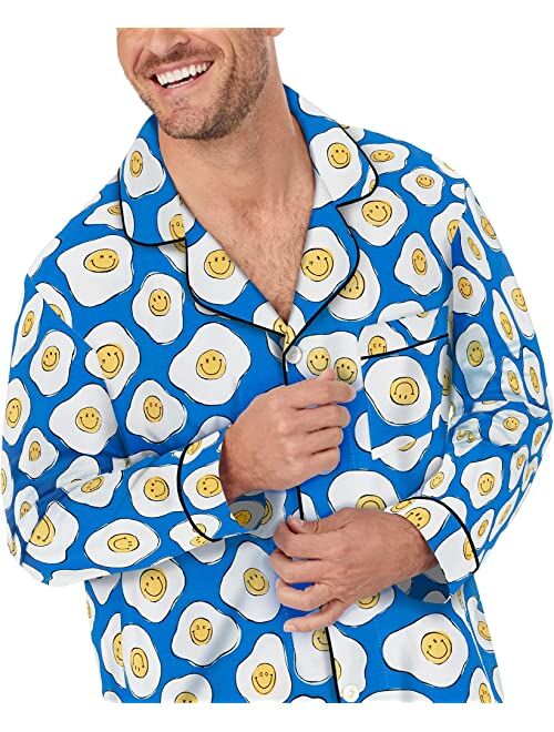 BedHead Pajamas Bedhead PJs Zappos Print Lab: Sunny Side Up Long Sleeve Classic PJ Set