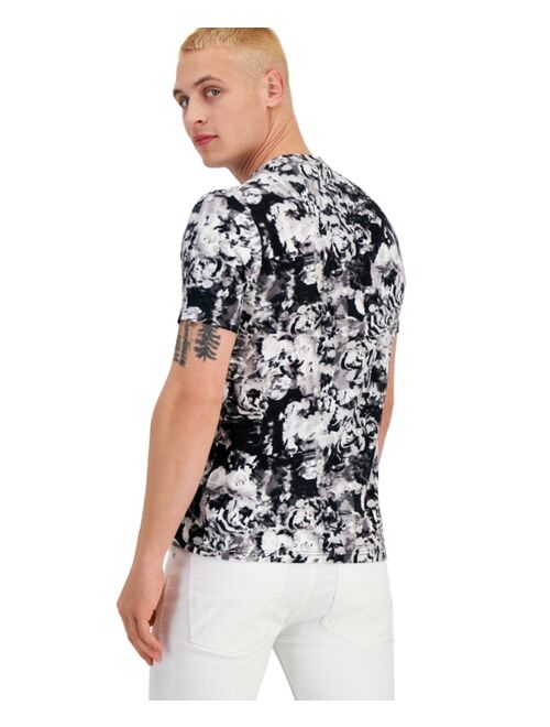 INC INTERNATIONAL CONCEPTS Regular-Fit Floral Graphic T-Shirt, Created for Macy's