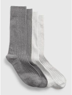 Organic Cotton Dress Socks (2-Pack)