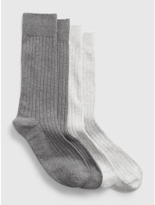 Gap Organic Cotton Dress Socks (2-Pack)