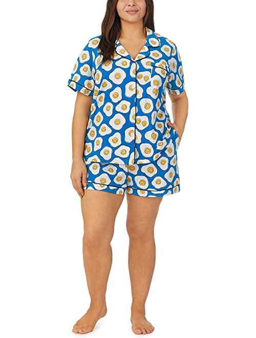 BedHead Pajamas Bedhead PJs Zappos Print Lab: Sunny Side Up Short Sleeve Shorty Set