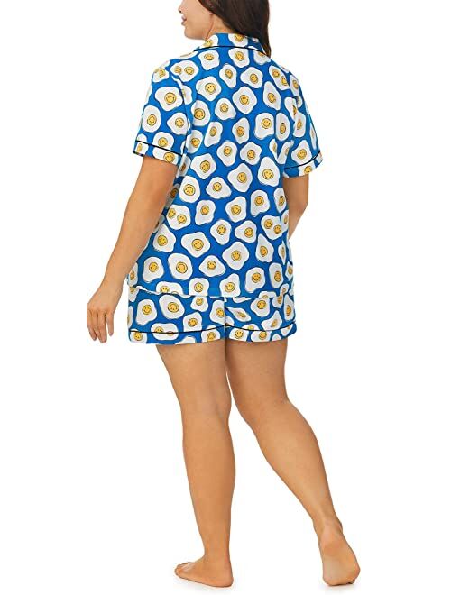 BedHead Pajamas Bedhead PJs Zappos Print Lab: Sunny Side Up Short Sleeve Shorty Set