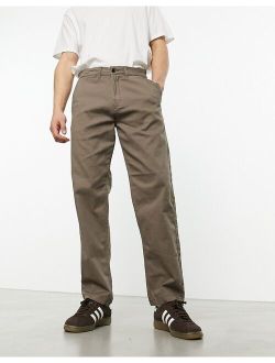 Intelligence loose fit chino in brown