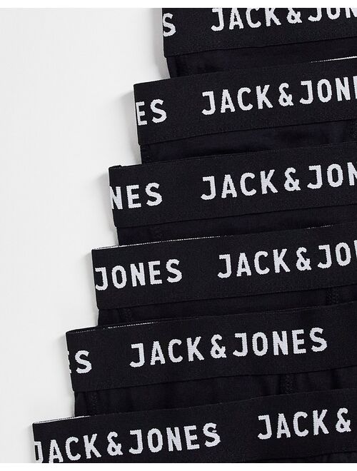 Jack & Jones 7 pack trunks in black