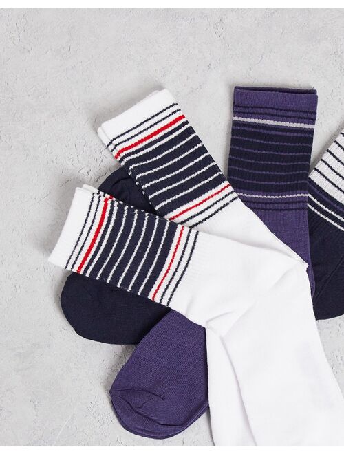 Jack & Jones 5 pack multistripe socks