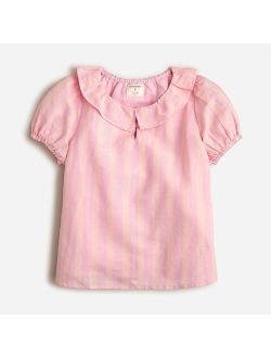 Girls' collared top