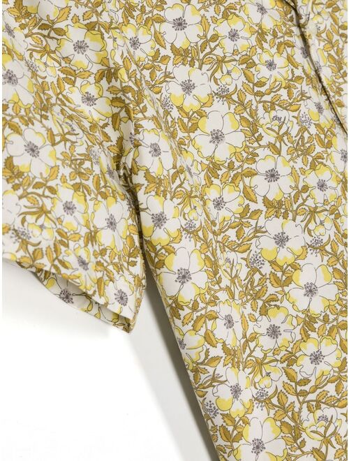 Bonpoint floral-print short-sleeve shirt