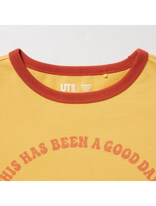 UNIQLO Love Sunshine & Peanuts UT (Cropped Short-Sleeve Graphic T-Shirt)