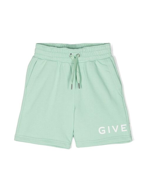 Givenchy Kids logo-print drawstring shorts
