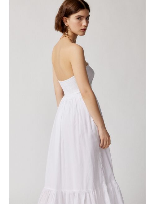 Urban Outfitters UO Robyn Strapless Midi Dress