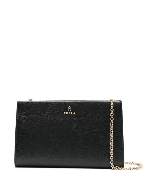Furla logo-plaque crossbody bag