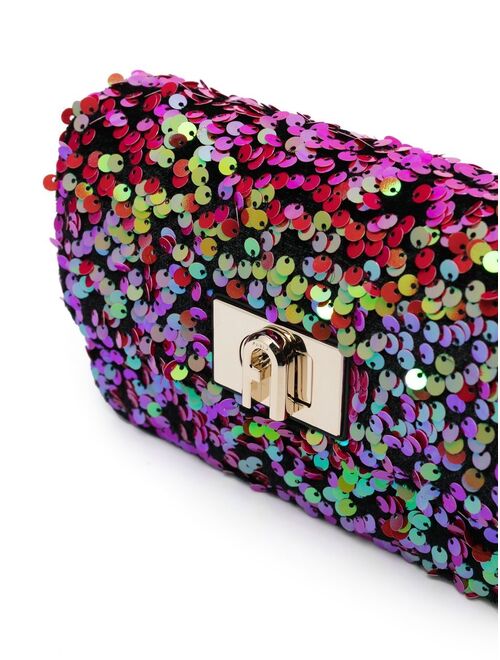 Furla Toni sequin-embellished crossbody bag