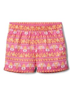 Big Girls Washed Out Printed Active Shorts