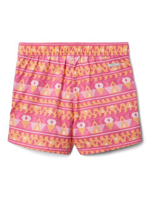 COLUMBIA Big Girls Washed Out Printed Active Shorts