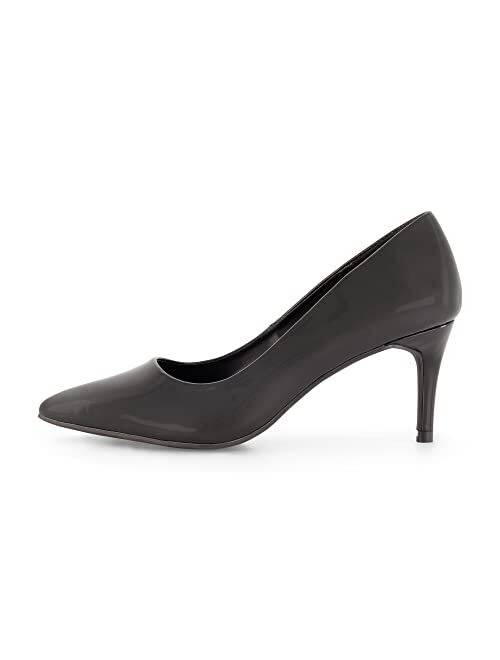 CUSHIONAIRE Women's Preston Dress Pump +Memory Foam, Wide Widths Available