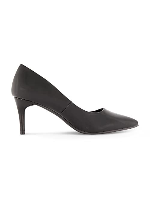 CUSHIONAIRE Women's Preston Dress Pump +Memory Foam, Wide Widths Available