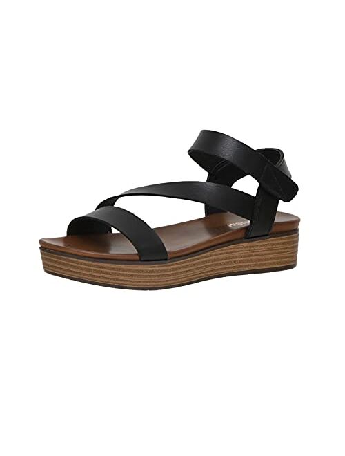 CUSHIONAIRE Women's Saga platform sandal with +Comfort