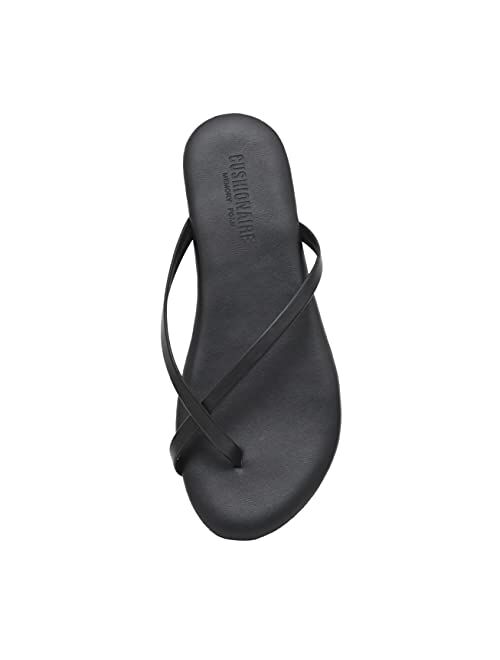 Cushionaire Women's Cove Flip Flop Sandal with Memory Foam
