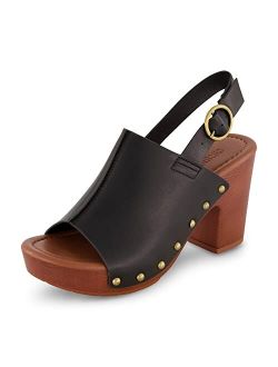 Women's Sisi Faux Wood Sandal  Comfort Foam & LiteSole Technology, Wide Widths Available