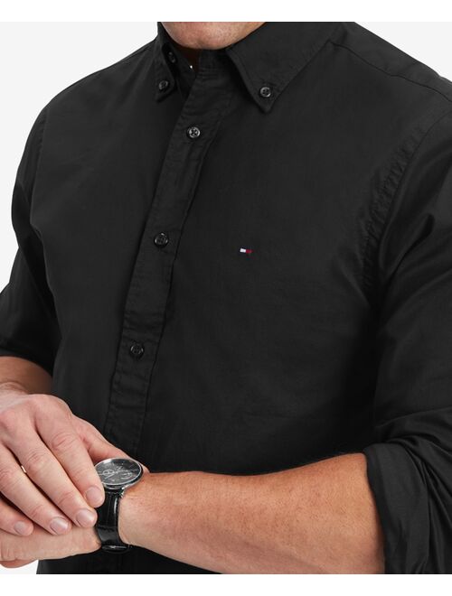 Tommy Hilfiger Men's Stretch Regular Fit Poplin Long Sleeve Shirt