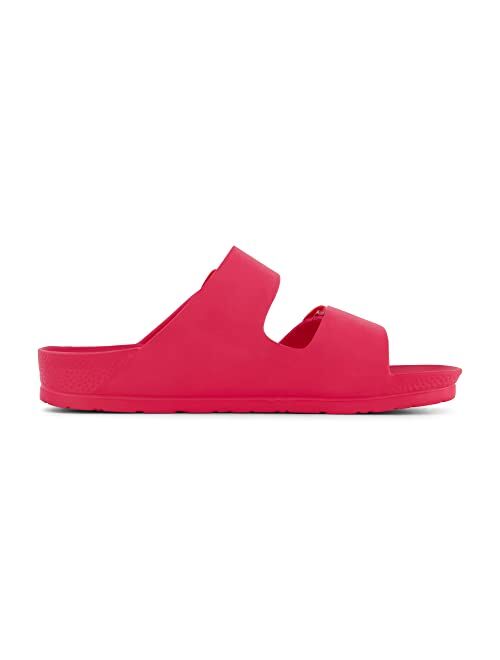 CUSHIONAIRE Women's Emily EVA comfort footbed Sandal with +Comfort