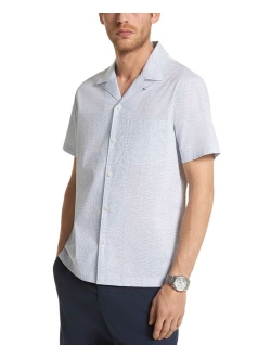 Men's Short-Sleeve Etched Logo Print Shirt