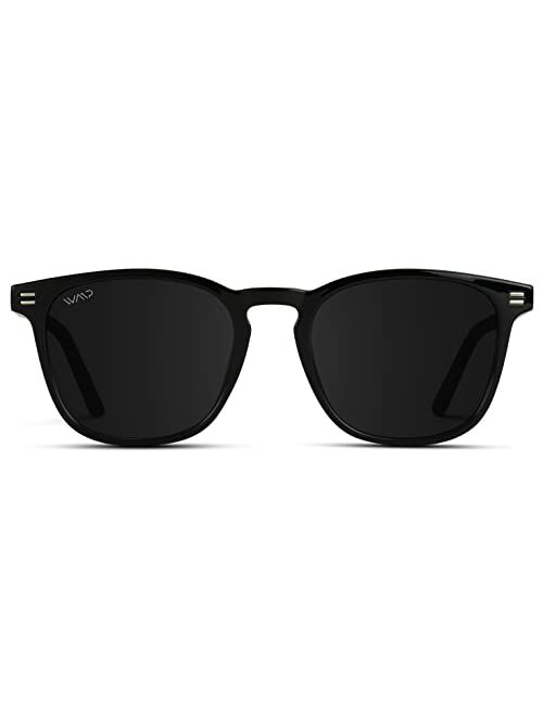WearMe Pro - Modern Polarized Lens Square Sunglasses for Men and Women