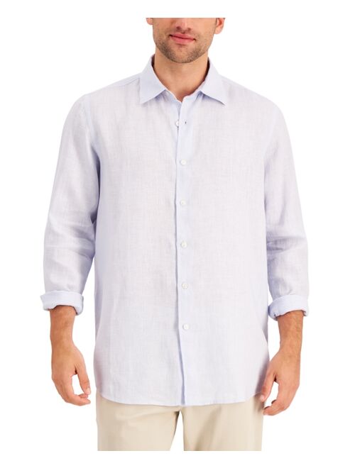 Club Room Men's 100% Linen Shirt, Created for Macy's