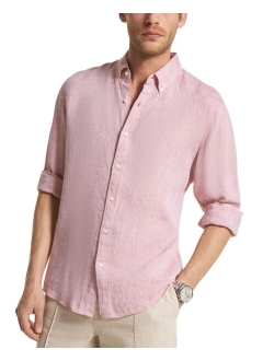 Men's Long Sleeve Linen Shirt