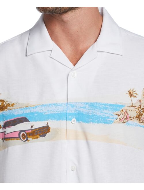Cubavera Men's Textured Tropical Short-Sleeve Shirt
