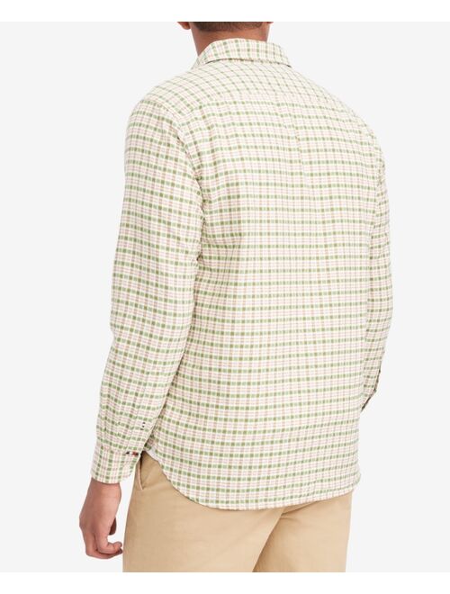 Tommy Hilfiger Men's Oxford Multi Gingham Printed Regular Fit Shirt