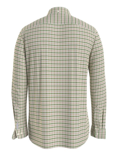 Tommy Hilfiger Men's Oxford Multi Gingham Printed Regular Fit Shirt