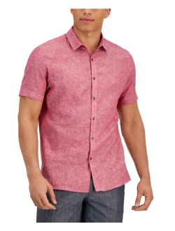 Men's Regular-Fit Linen Shirt, Created for Macy's