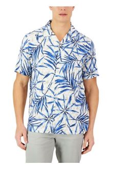 Men's David Tropical Silk Shirt, Created for Macy's