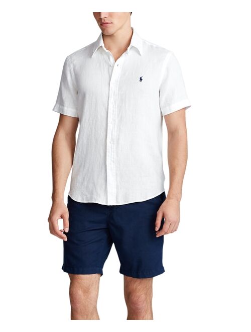 Polo Ralph Lauren Men's Short-Sleeve Linen Button-Up